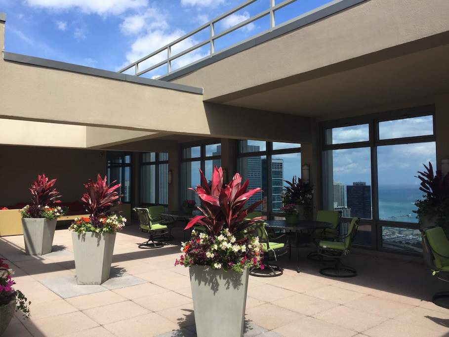 65 E Monroe Street #4607 Chicago, Illinois 60603 - Outdoor Common Deck