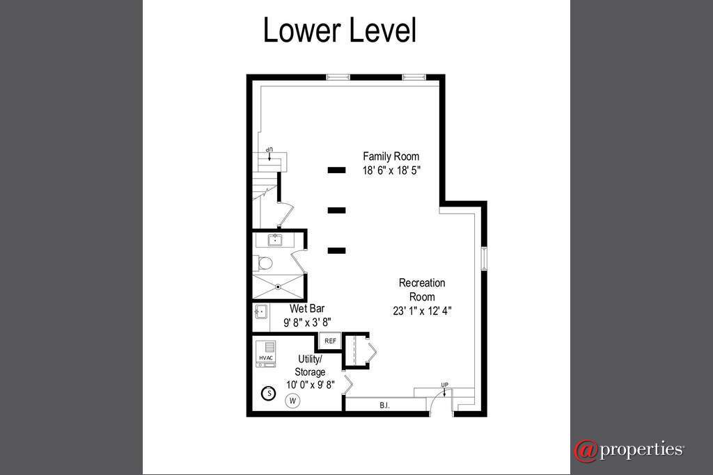 4132 N Keeler Avenue Chicago, Illinois 60641 - Lower Level Floor Plan