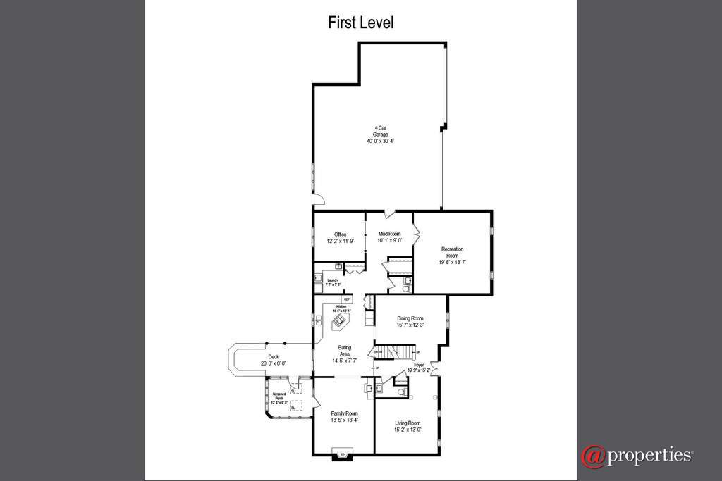 22056 N Old Farm Road Deer Park, Illinois 60010 - Floor Plan
