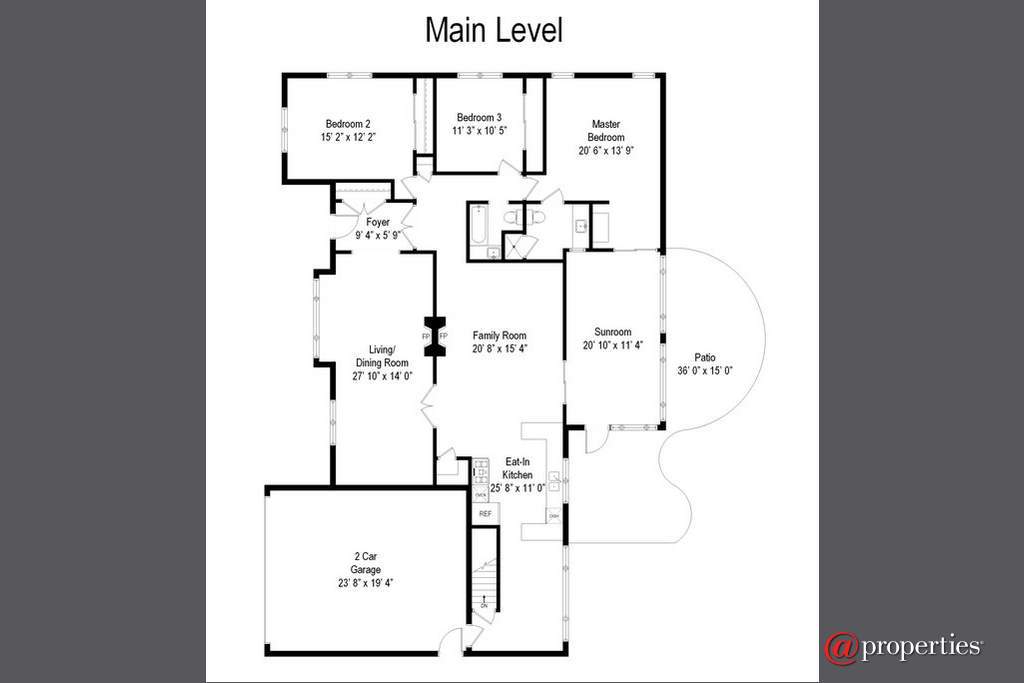 3580 Whirlaway Drive Northbrook, Illinois 60062 - Floor Plan