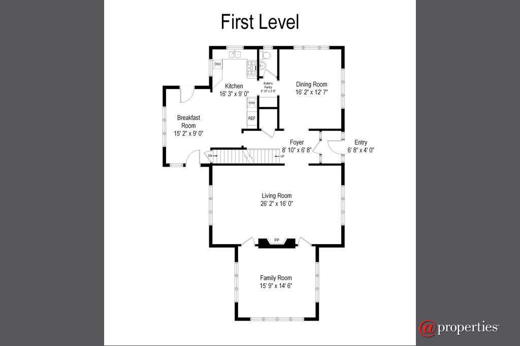 424 Sunset Avenue La Grange, Illinois 60525 - Floor Plan