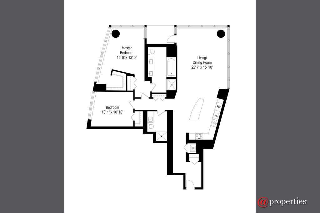 60 E Monroe Street #2907 Chicago, Illinois 60603 - Floor Plan