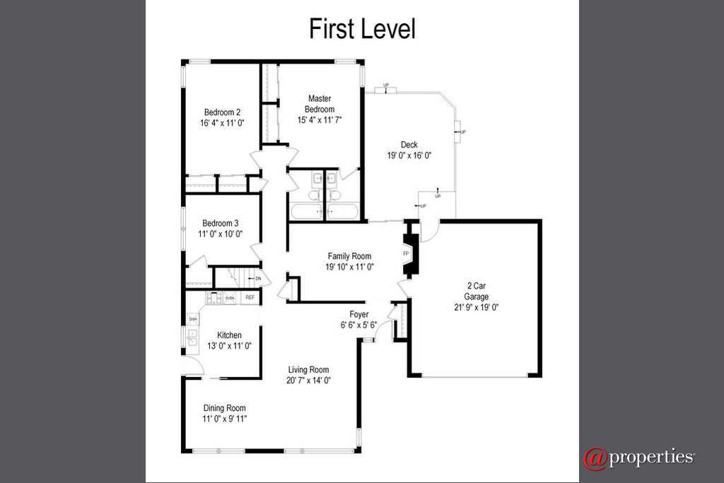 2690 Appletree Lane Northbrook, Illinois 60062 - Floor Plan