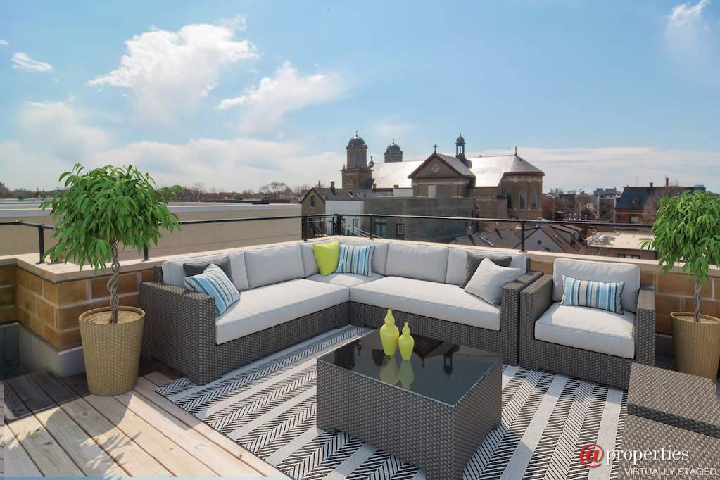 2228 N Seeley Avenue #4 Chicago, Illinois 60647 - Roof Deck