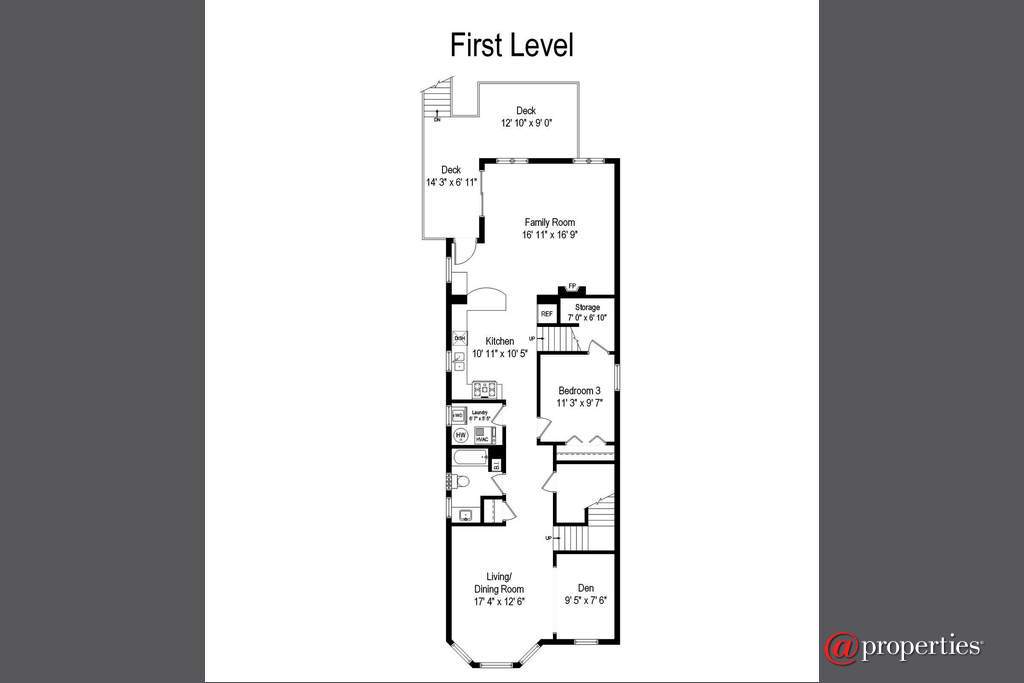 2228 N Seeley Avenue #4 Chicago, Illinois 60647 - Floor Plan
