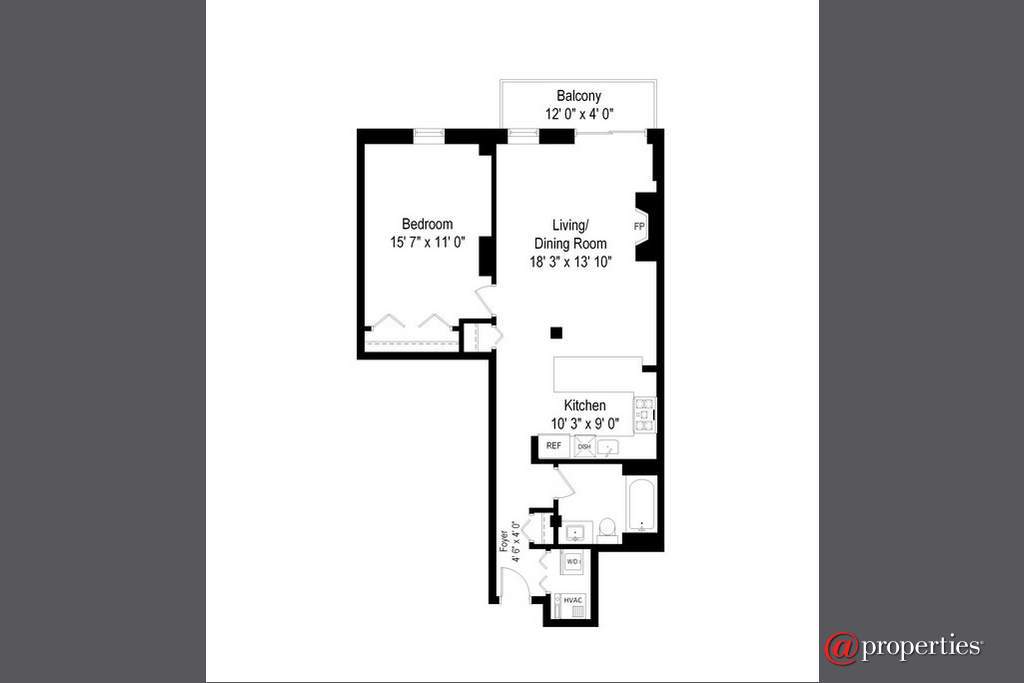 300 W Grand Avenue #201 Chicago, Illinois 60654 - Floor Plan