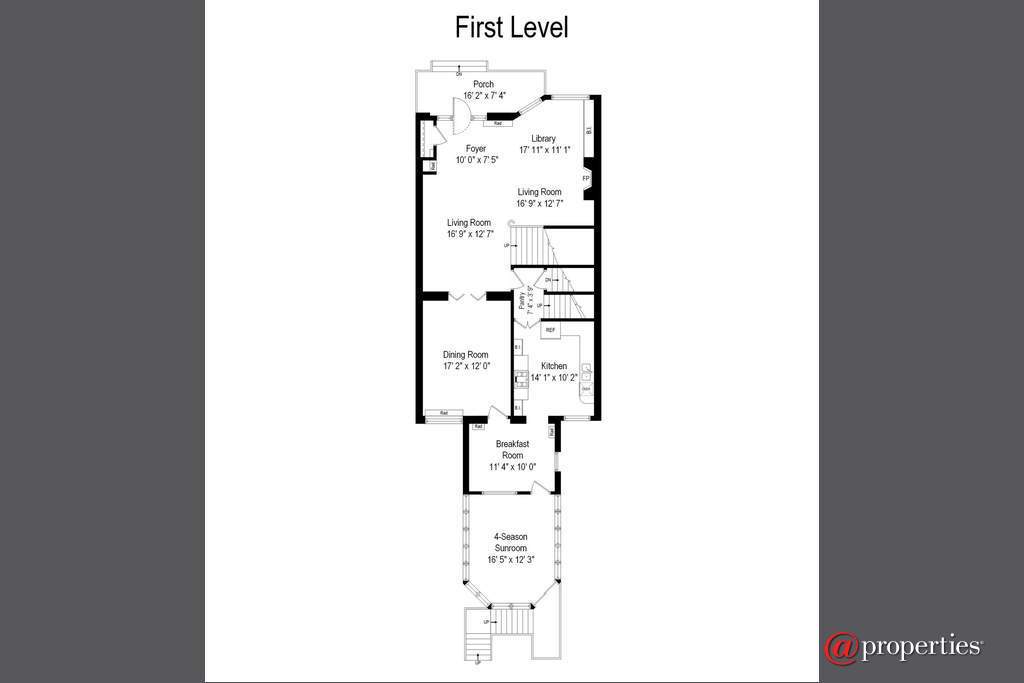 1235 Judson Avenue Evanston, Illinois 60202 - Floor Plan