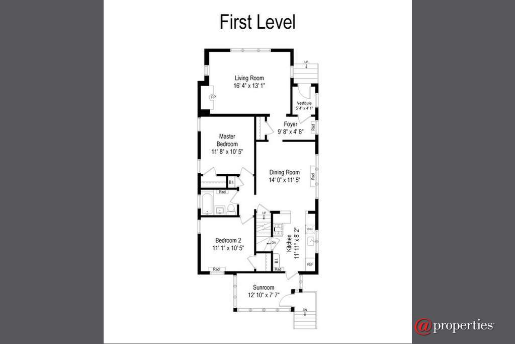 7844 Karlov Avenue Skokie, Illinois 60076 - Floor Plan