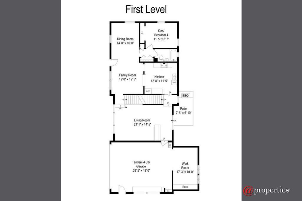 1530 Deerfield Place Highland Park, Illinois 60035 - Floor Plan