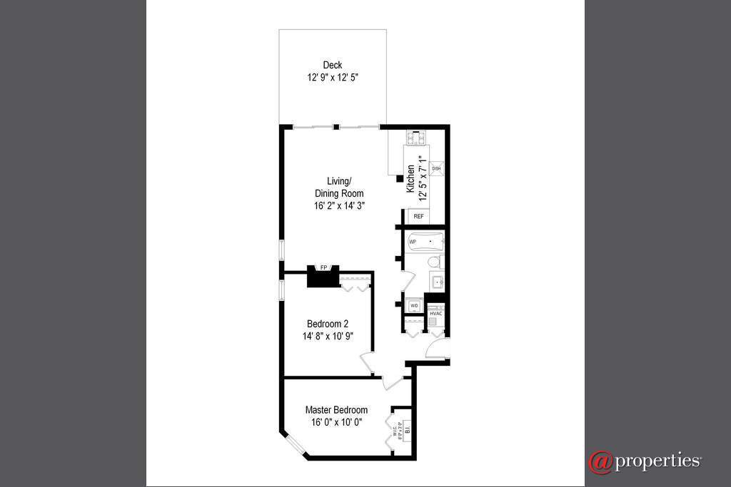 1945 N Sheffield Avenue #203 Chicago, Illinois 60614 - Floor Plan