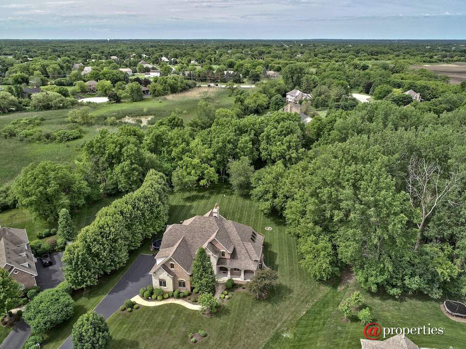 2 Saddle Ridge Court Hawthorn Woods, Illinois 60047 - Aerial View