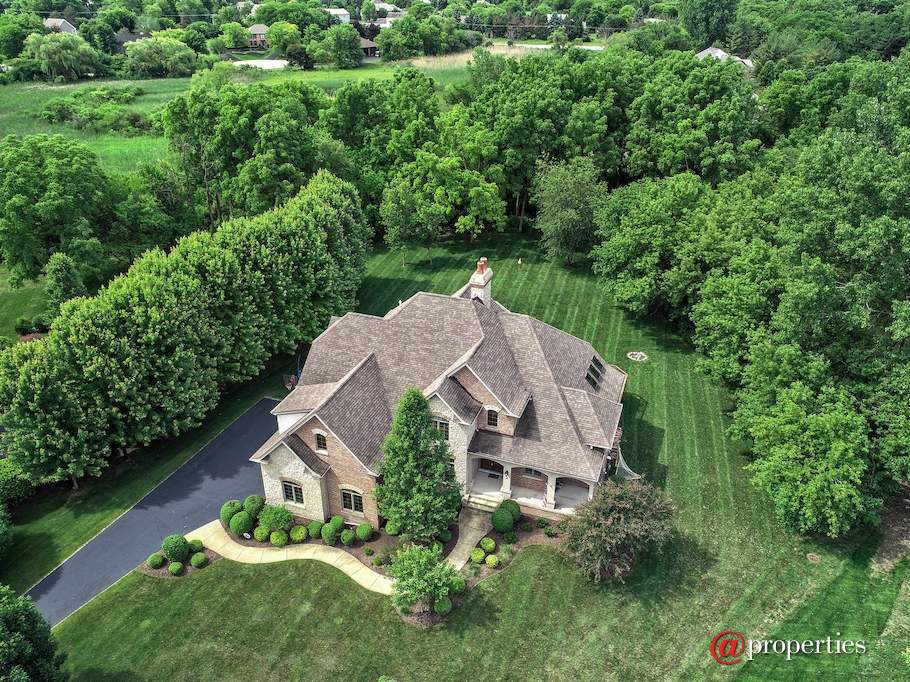 2 Saddle Ridge Court Hawthorn Woods, Illinois 60047 - Aerial View