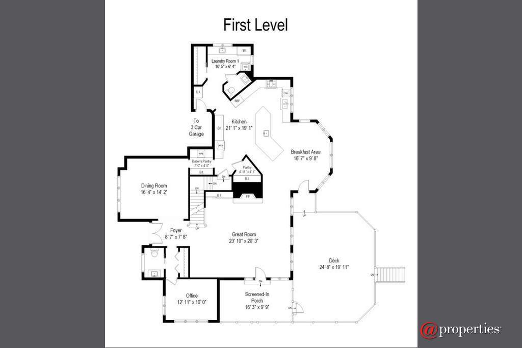 2 Saddle Ridge Court Hawthorn Woods, Illinois 60047 - Floor Plan