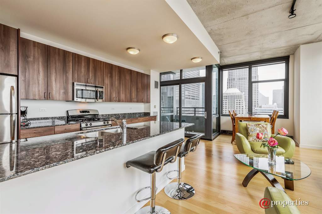 235 W Van Buren Street #4001 Chicago, Illinois 60607 - Kitchen / Living Room