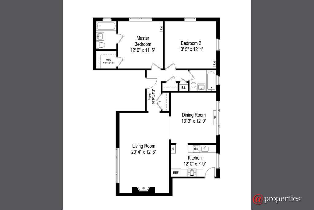 828 Michigan Avenue #D2 Evanston, Illinois 60202 - Floor Plan