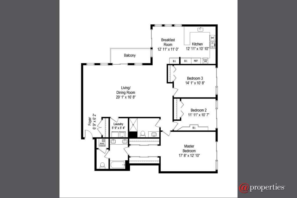 412 Kelburn Road #213 Deerfield, Illinois 60015 - Floor Plan
