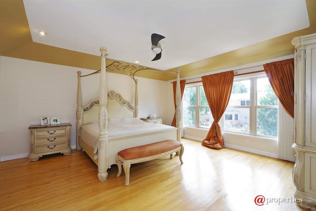 6520 Lyons Street Morton Grove, Illinois 60053 - Master Bedroom