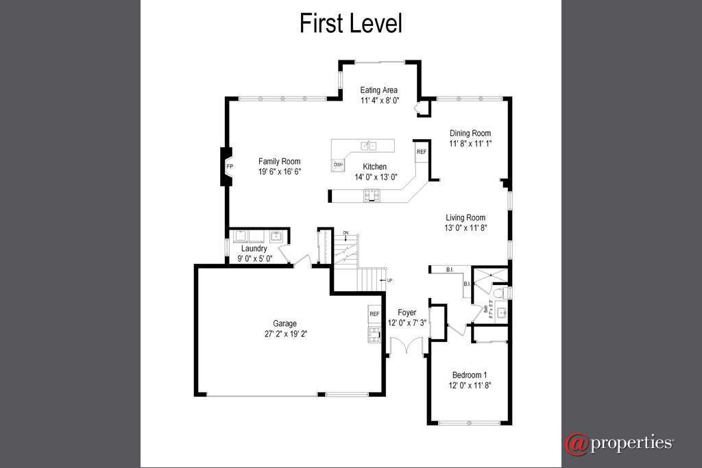 6520 Lyons Street Morton Grove, Illinois 60053 - Floor Plan