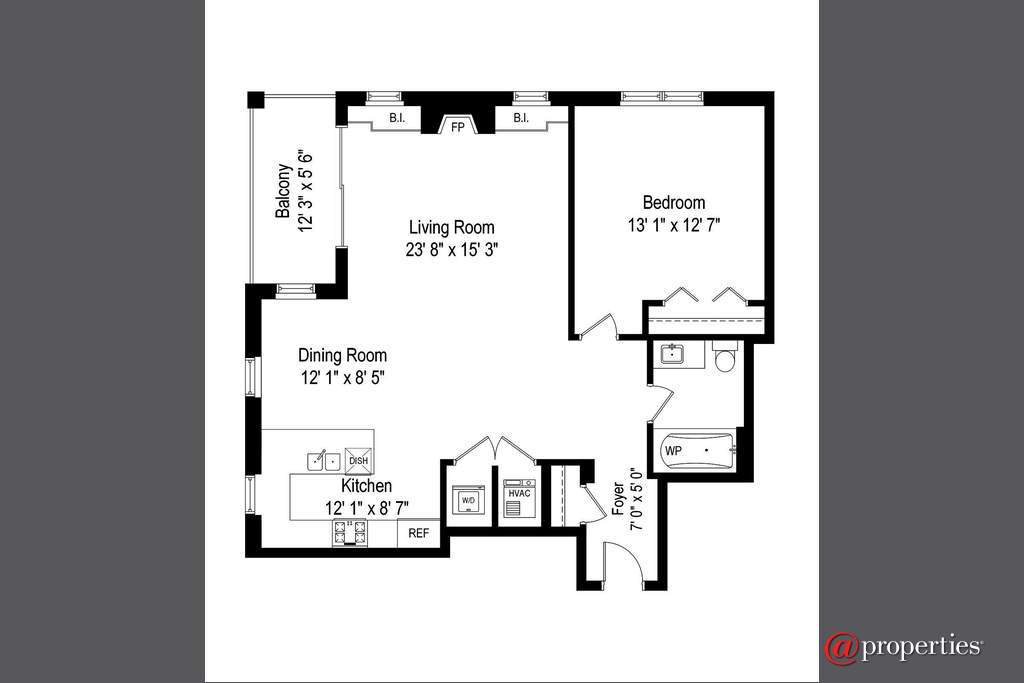 3601 N Southport Avenue #3D Chicago, Illinois 60613 - Floor Plan