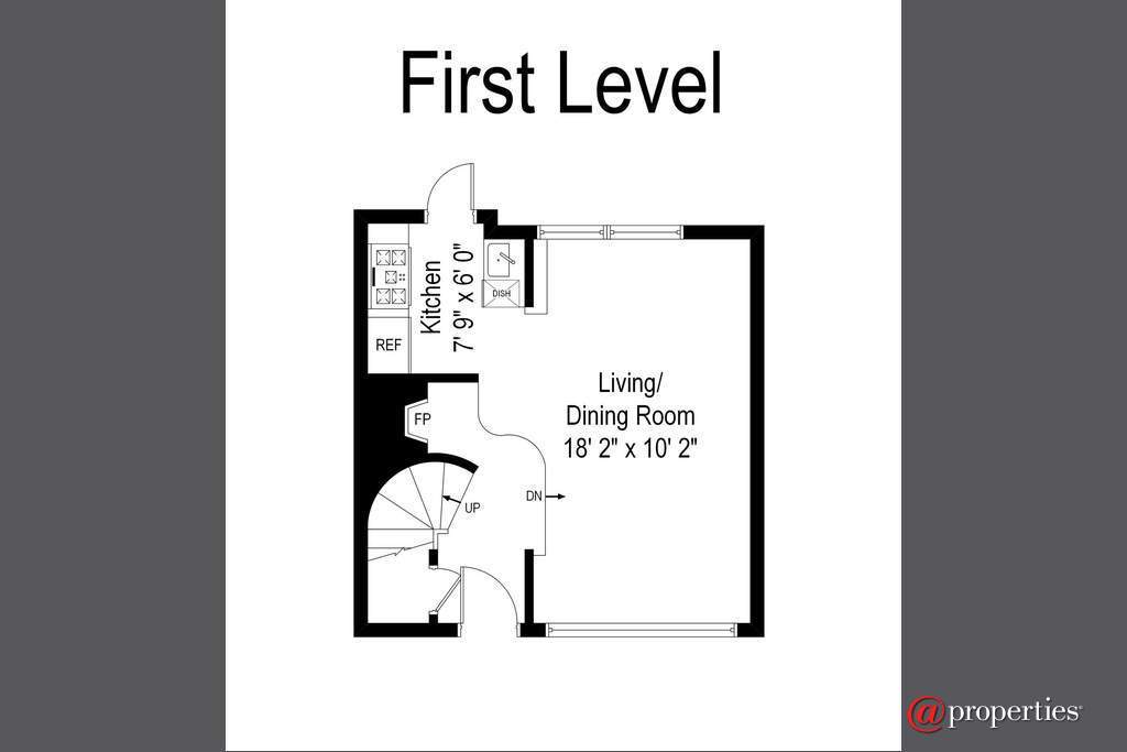 1209 N State Street #9 Chicago, Illinois 60610 - Floor Plan