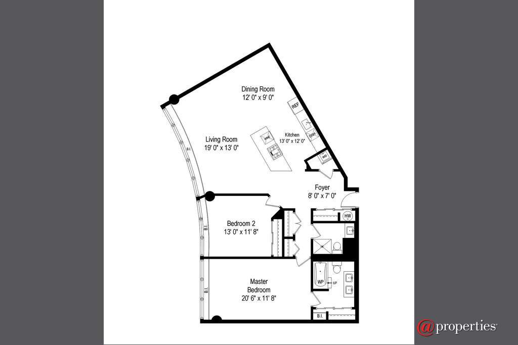 505 N Lake Shore Drive #4712 Chicago, Illinois 60611 - Floor Plan