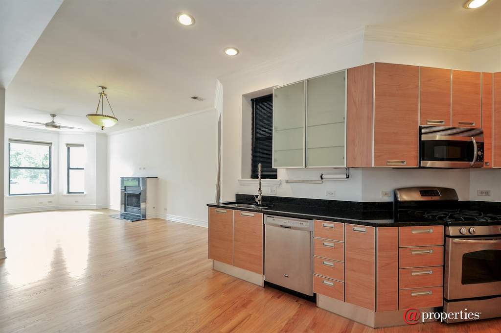 3036 W North Avenue #1 Chicago, Illinois 60647 - Kitchen/Living