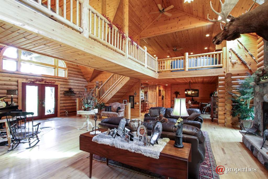1790 Knob Rd Burlington, Wisconsin 53105 - From Main Floor Master bedroom at Great Room