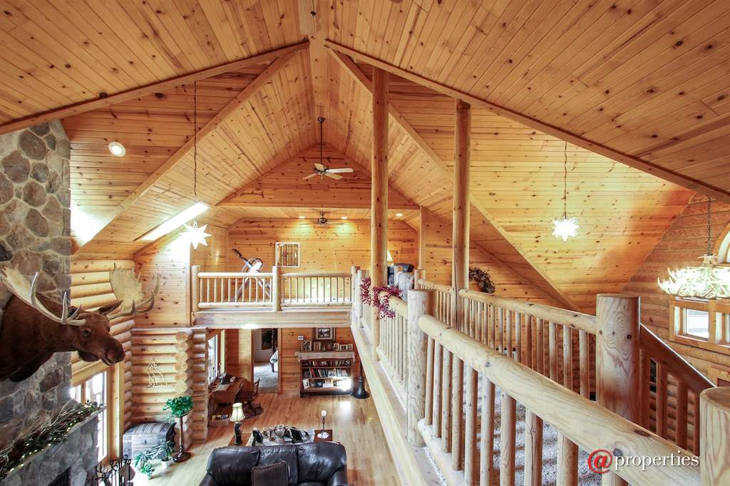1790 Knob Rd Burlington, Wisconsin 53105 - From Loft Theater room looking down Catwalk