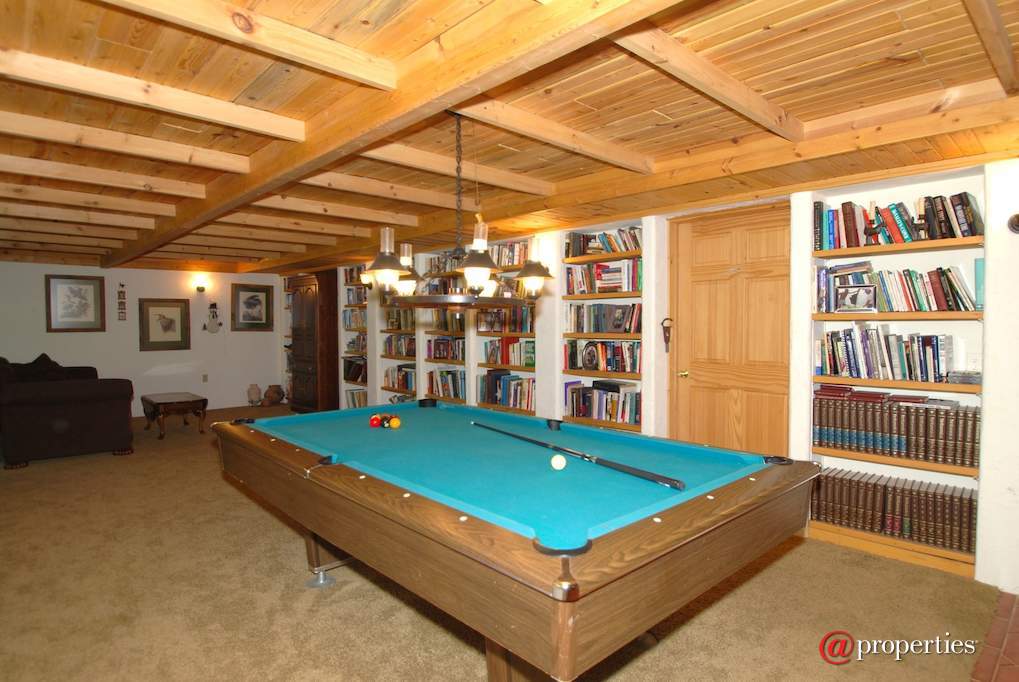 1790 Knob Rd Burlington, Wisconsin 53105 - More entertainment area with wall bookcase
