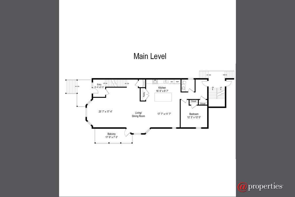 1254 W Winnemac Avenue #1S Chicago, Illinois 60640 - Floor Plan