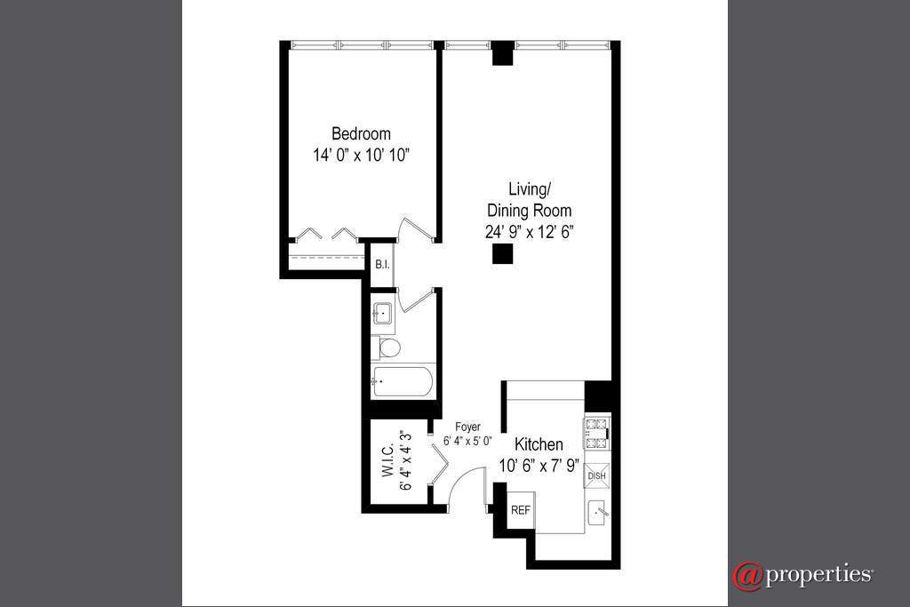 5320 N Sheridan Road #1201 Chicago, Illinois 60640 - Floor Plan