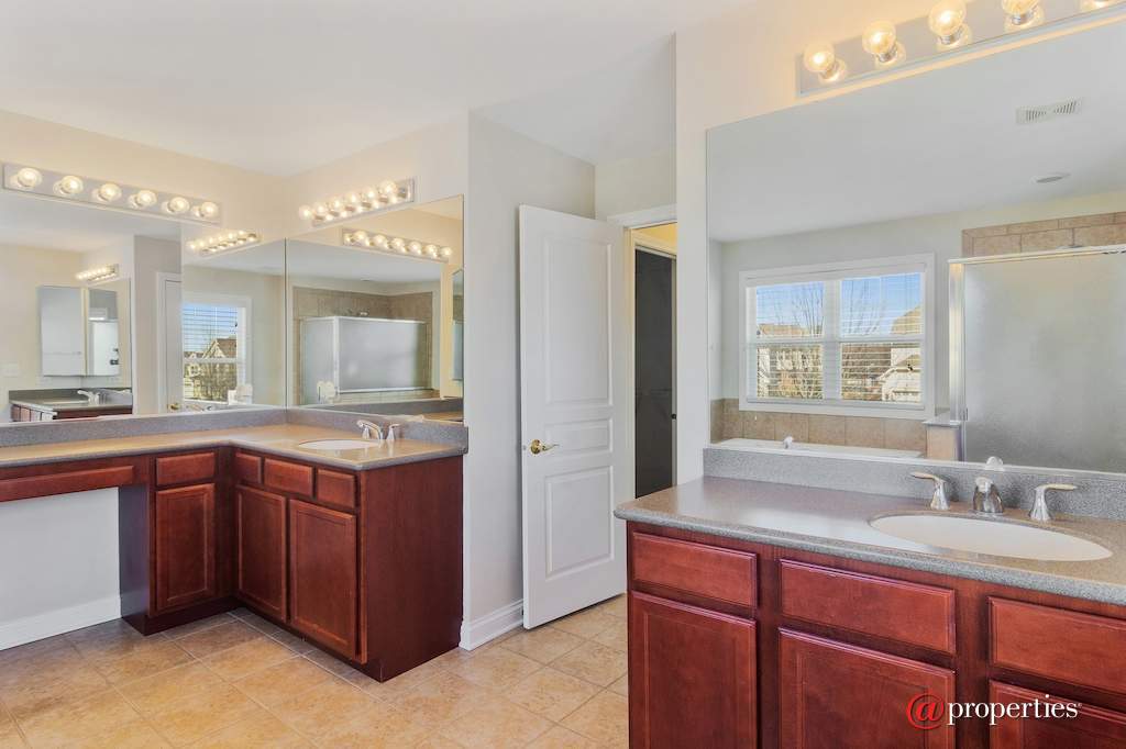 1361 Grantham Drive Schaumburg, Illinois 60193 - Master Bathroom