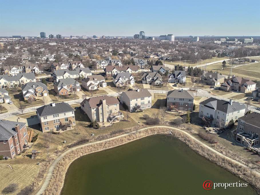 1361 Grantham Drive Schaumburg, Illinois 60193 - Aerial View