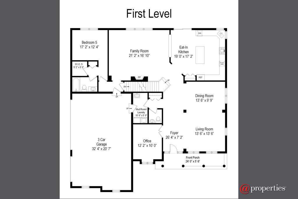 1361 Grantham Drive Schaumburg, Illinois 60193 - Floor Plan