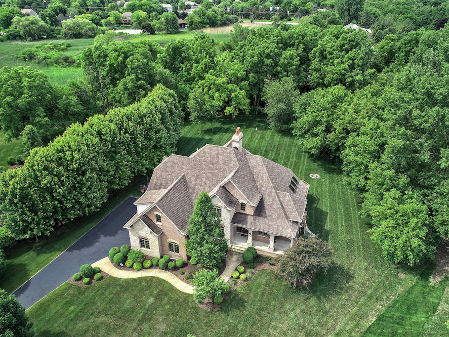 2 Saddle Ridge Court Hawthorn Woods, Illinois 60047 - Aerial View