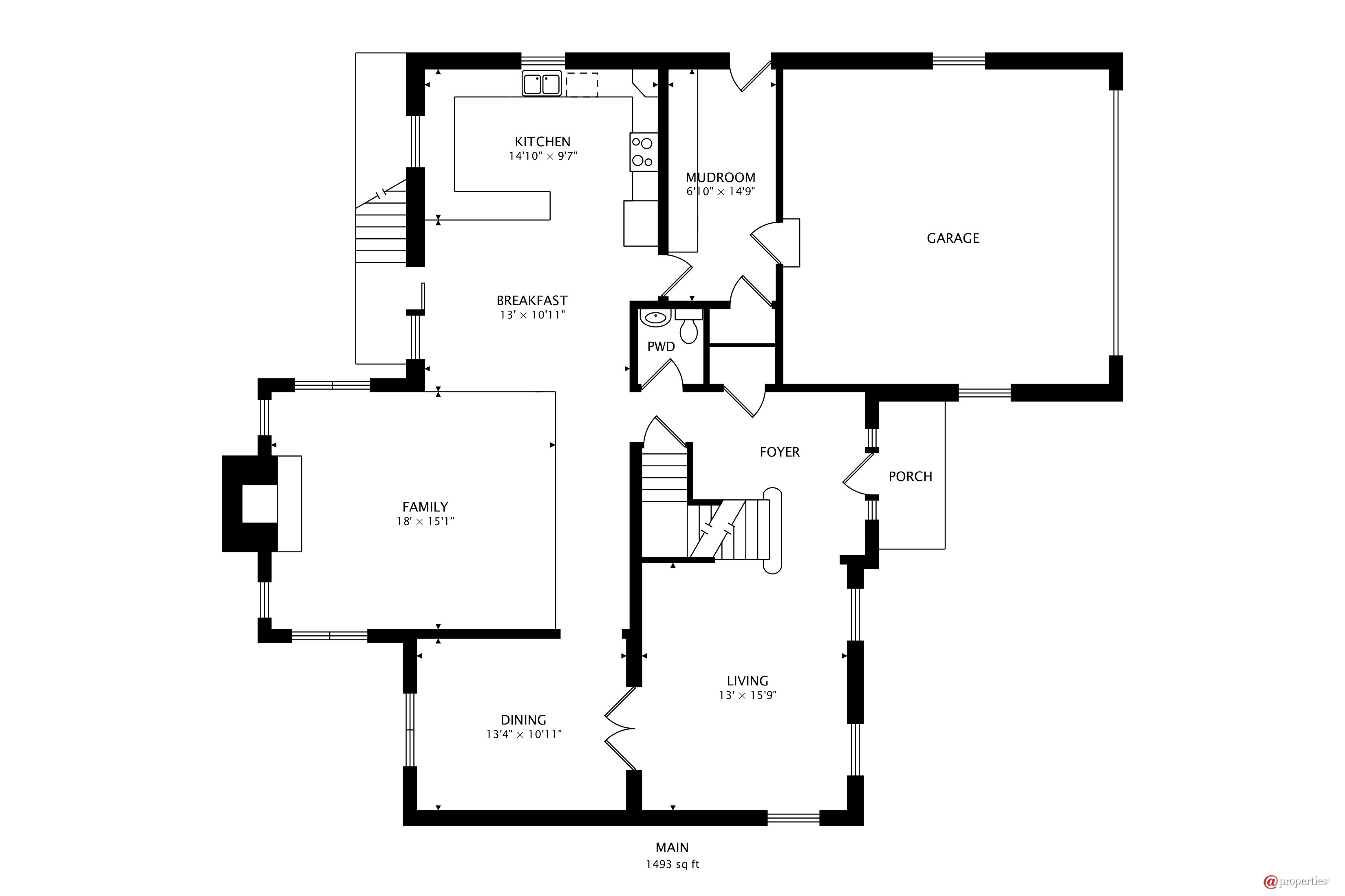 538 Cedar Lane Lombard, Illinois 60148 - Floorplan