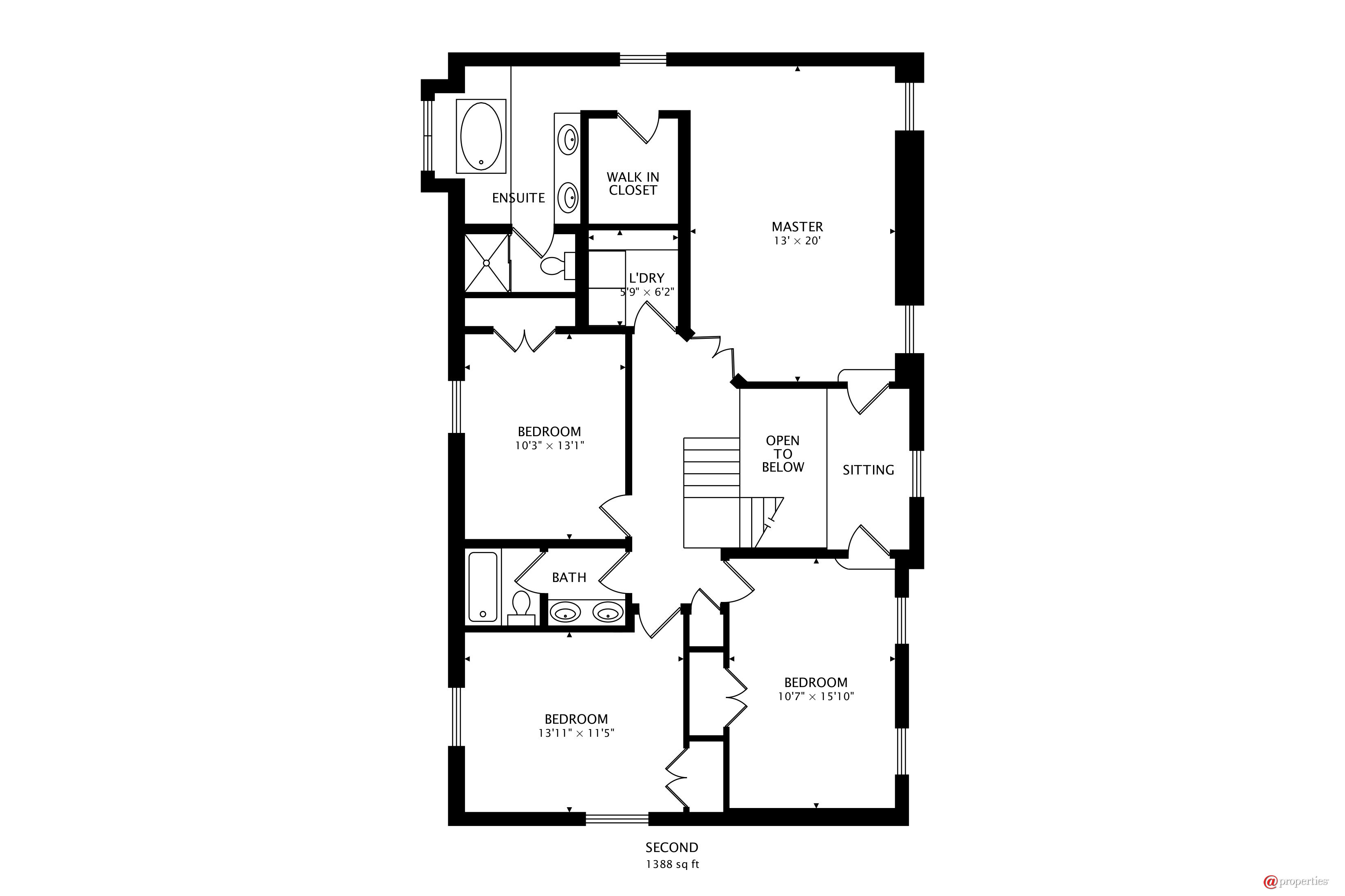 538 Cedar Lane Lombard, Illinois 60148 - Floorplan